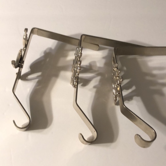 Set 3 Metal Stocking Hangers - Picture 2 of 9